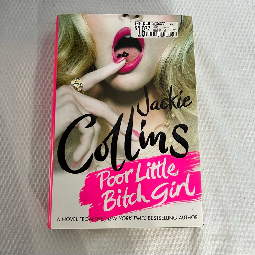 Jackie Collins Poor Little B**** Girl Hardcover Book